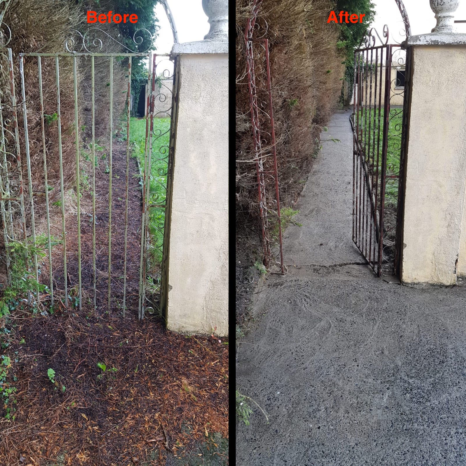 Pathway pressure washing, Portlaoise